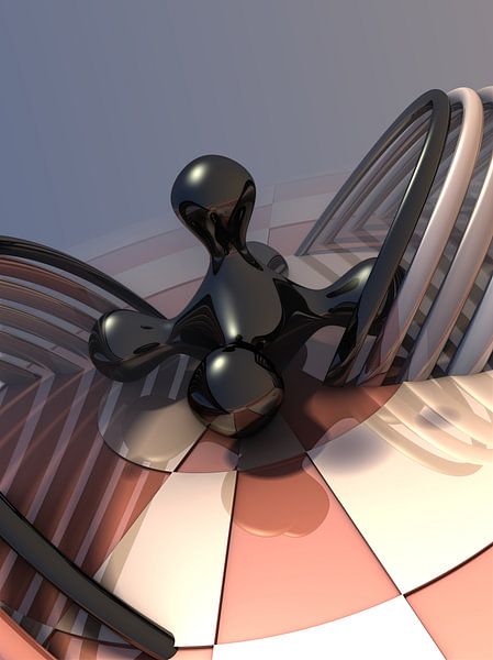 3d illustration render fractal fantasy abstract by W J Kok
