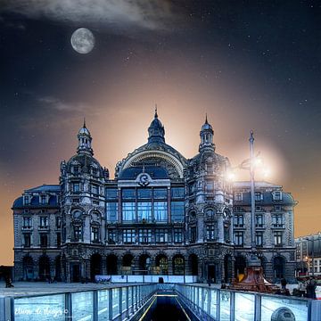 Gare centrale d'Anvers sur etienne de maeyer