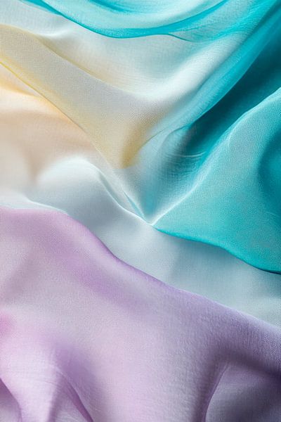 Coloured silk texture by Poster Art Shop