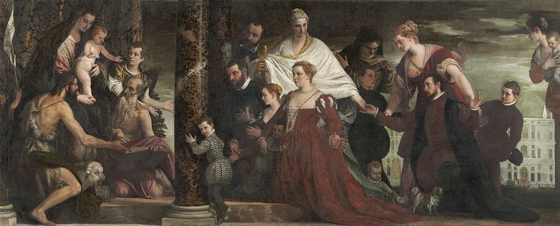 De Madonna van de Cuccina-familie, Paolo Veronese van Meesterlijcke Meesters
