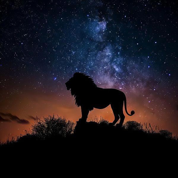 Signe astrologique du Lion par Poster Art Shop