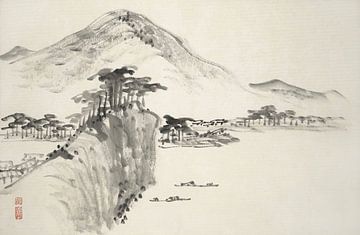 Hine Taizan - motief uit "Album met vijftien inktschilderijen" van Peter Balan