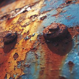 Rusty steel panorama by TheXclusive Art