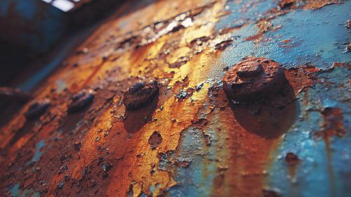 Rostiges Stahlpanorama