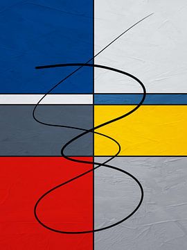 MODERN COLOURFUL GEOMETRIC ABSTRACT ART