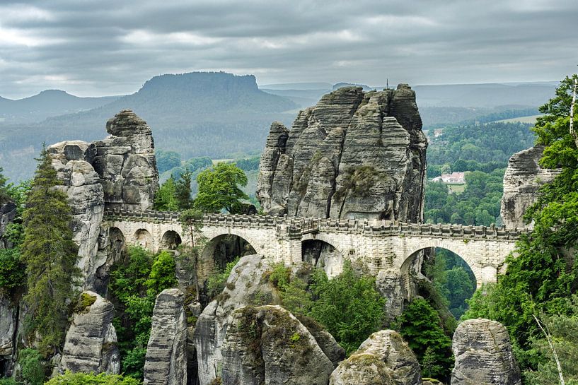 Bastei Brug Duitsland van Connie de Graaf