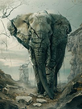 The Keeper of Forgotten Realms - Ode to the Elephant by Eva Lee