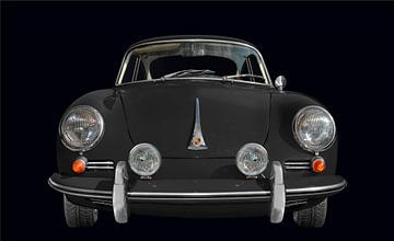 Porsche 356 C in zwart