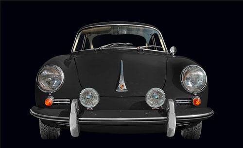 Porsche 356 C in black