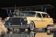 Pontiac Safari Station Wagon a historic car by Art to make a house your home thumbnail