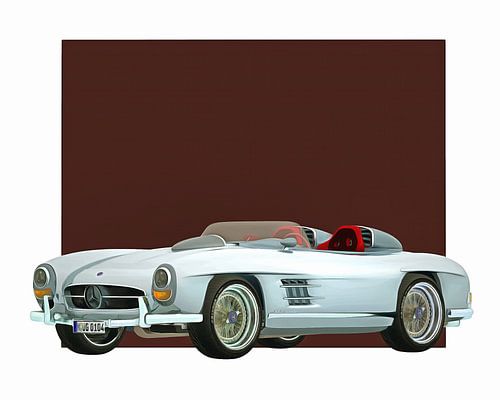 Klassieke auto – Oldtimer  Mercedes 300SL Daytona concept roadster