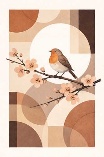 Nordic Robin with Blossom II