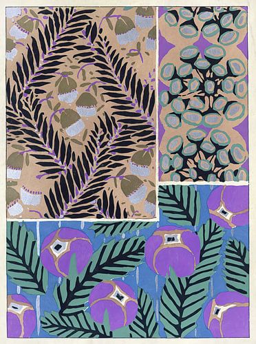 Émile-Allain Séguy - Ideas for fabrics and carpets