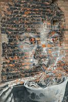 Wall painting of Chinese boy