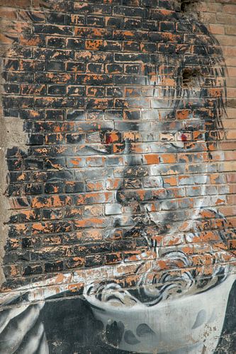 Wandmalerei des chinesischen Jungen