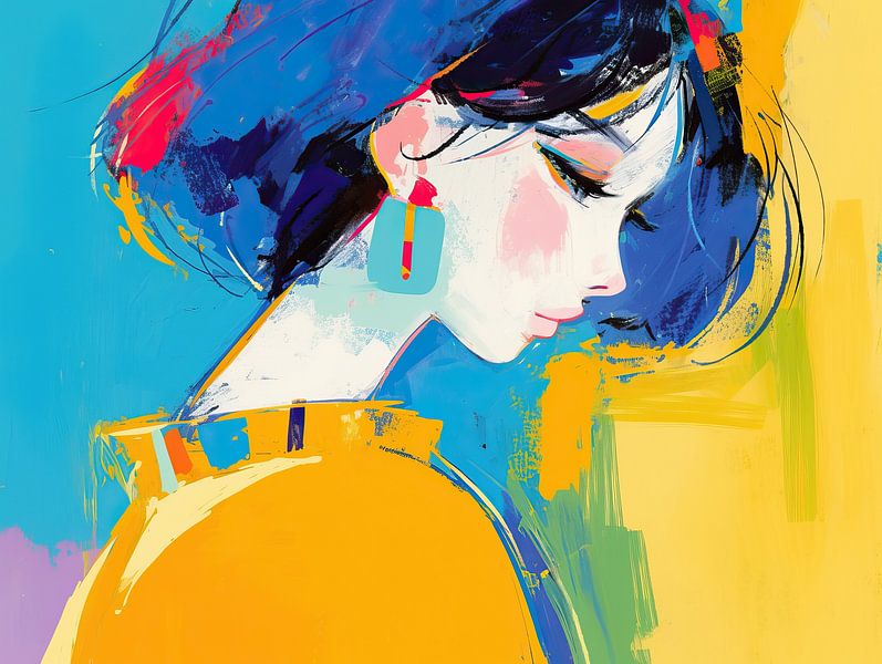 Portrait Pop-Art par Caprices d'Art