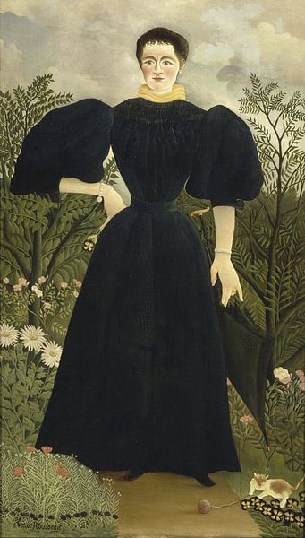 Portret van mevrouw M., Henri Rousseau van Meesterlijcke Meesters