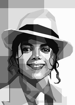 Michael Jackson B&W van mmar wpap