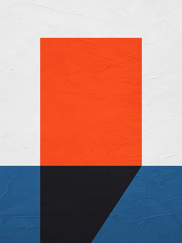 Art abstrait géométrique minimaliste sur Online Arts