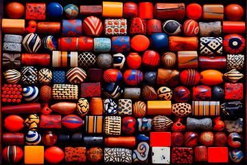 Krobo Beads Collection van Harry Hadders