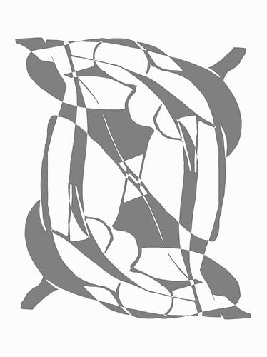 Expressionistisch naakt geïnspireerd door Matisse IV