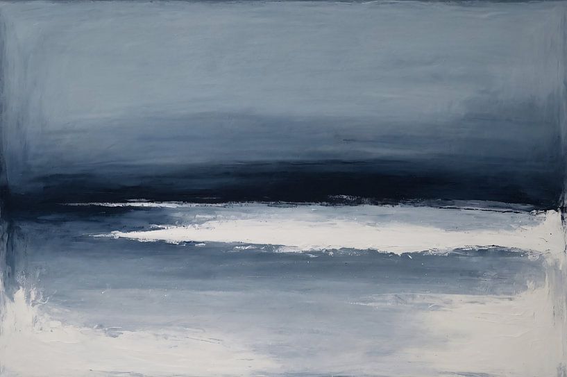 Paysage abstrait avec neige par Art & Soul Creations