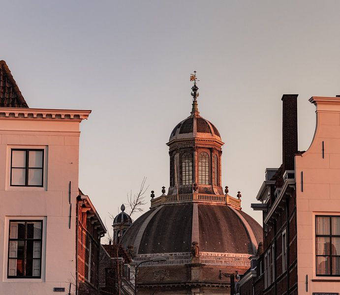 Top of the Oostkerk in Middelburg by Percy's fotografie