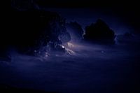 The night is blue