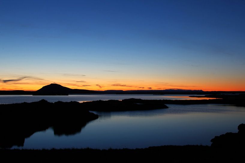 Coucher de soleil Myvatn Islande par Mathieu Denys