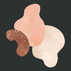 Abstrakte Collage, Aquarell