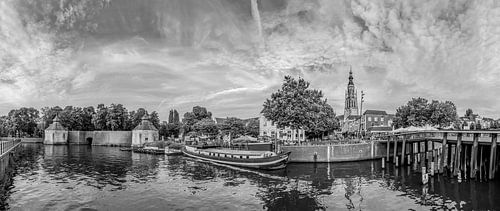 Breda - Spanjaardsgat - Haven - Zwart Wit van I Love Breda