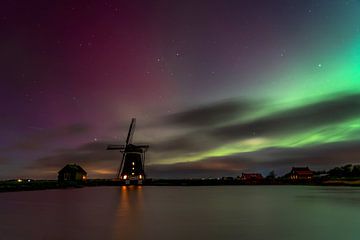 Noorderlicht op Texel van Ronald Timmer