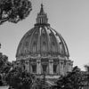 La basilique Saint-Pierre de Rome en noir et blanc sur Lizanne van Spanje