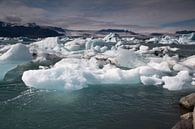 Eissee Jokulsarlon Island von Menno Schaefer Miniaturansicht