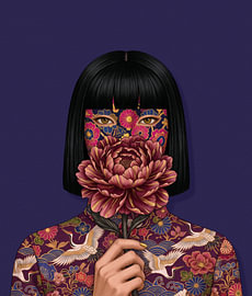 Chongsam Portrait sur J.O. Han