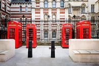 Telefooncellen in Londen van Johan Vanbockryck thumbnail