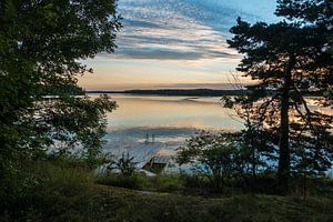 Schärengarten an der schwedischen Küste vor Stockholm