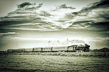 Train à vapeur sur eric van der eijk