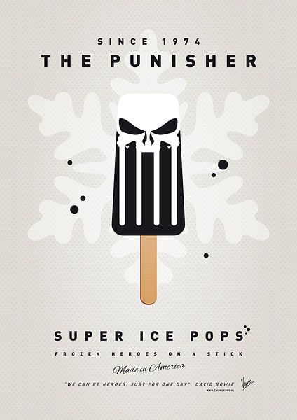 My SUPERHERO ICE POP - The Punisher van Chungkong Art