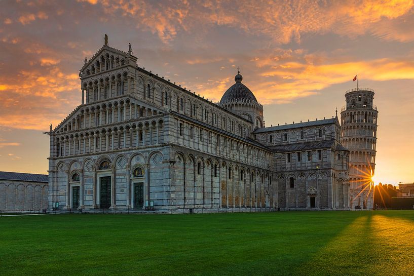 Piazza dei Miracoil in Pisa bei Sonnenaufgang von Markus Lange
