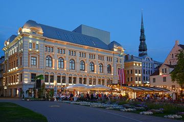 The Livu Sqare in Riga