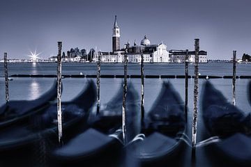 Sonnenaufgang Markusplatz, Venedig, Italien von Henk Meijer Photography