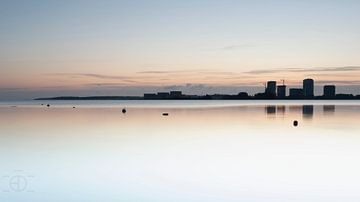 IJmeer bei Muiderberg mit Blick auf Muiderzand von Ed van Harmelen