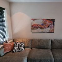 Kundenfoto: Wasserschlangen II - Gustav Klimt von Gisela - Art for you, als art frame