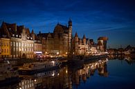 Haven van Gdansk laat in de avond van Joost Adriaanse thumbnail