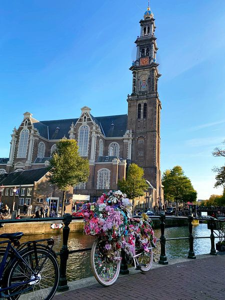 Amsterdam Westerkerk. by Marianna Pobedimova