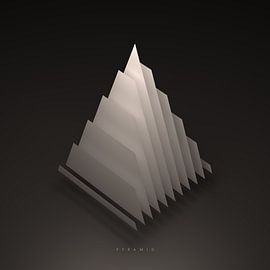 Geometric body: Pyramid (with text)