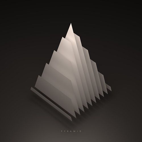 Geometric body: Pyramid (with text)