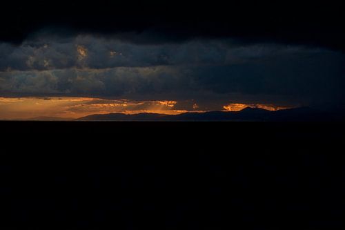 Zonsondergang op de Middellandse Zee