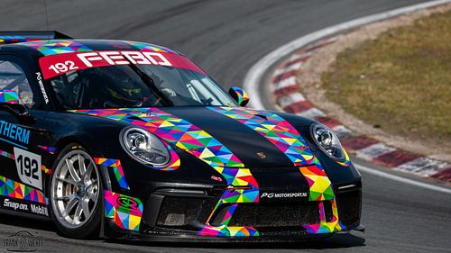 Porsche 911 GT3  op circuit Zandvoort.